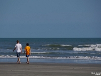 29599RoCrLe - Vacation at Kiawah Island, SC - Beach walk with Mom, Dan - Andy.JPG